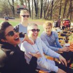 Priyanka Chopra Instagram – On set shenanigans!!! #Quantico @joshsafran @thedogchuck @hunterfryellis