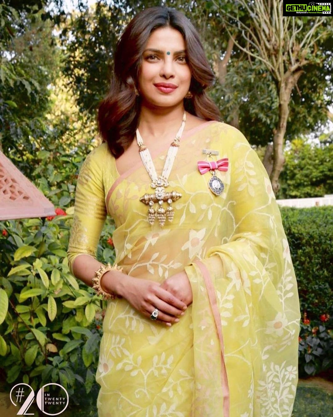 Priyanka Chopra Instagram - When I look at these pictures and think back to that day I was conferred the Padma Shri - the fourth highest civilian award in India, it brings back so many incredible memories. While it was definitely a personal achievement for me, what made it so special was seeing the joy and pride it gave my family. With our military background, I can't even explain what a honour of this stature meant to me and my family. My Nani (grandmother), Bade Papa (eldest uncle), my mom, brother and my masis and mami (aunts) joined me that day and they were beyond thrilled to be at the iconic Rashtrapati Bhavan (the residence of the President) for the ceremony. Bade Papa came in uniform and looking at him as he stood beaming with pride, I truly understood what a moment it was for all of us. The only thing missing was my dad... even though he wasn’t physically there, I carried him with me. He was and is a big part of my journey ❤️🙏... #20in2020 @chopramm2001 @siddharthchopra89 @vimlaakhouri @kmm2004 @neelaakhouri #BrigVKChopra #nani Rashtrapati Bhavan, Delhi