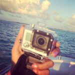 Priyanka Chopra Instagram – My coolest new toy!!! Underwater videos rock!!!!!