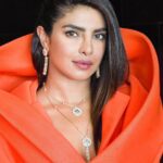 Priyanka Chopra Instagram - 🧡 What a wonderful day with my @bulgari family in Dubai. It was such an honor to launch the Jannah collection today. It’s incredible labor of love created by two passionate, powerful women, @lucia_silvestri and Her Highness Sheikha Fatima Bint Hazza Al Nahyan, both of whom I admire tremendously. This collection is an homage to heritage, culture and a perfect amalgamation of the east and the west. I also have to give a special shout out to #MohamedBenchellal. Congratulations on winning the vogue fashion prize as well as the fashion trust Arabia award. Sustainable fashion is the need of the hour and thank you @luxurylaw for recognising incredible talent from the world for me ❤️ @bulgari @jc.babin Outfit by: @benchellal Styled by: @luxurylaw Jewellery- Jannah collection created by Her Highness X and @lucia_silvestri , creative director at Bulgari. Makeup: @massimoserini.official Hair: @rafifazaa
