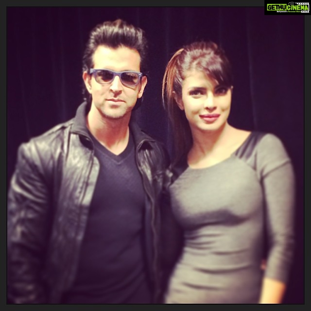 Priyanka Chopra Instagram - Krrish and Priya...ready to roll at the Apple Store! Are you ready London... Let's go... #krrish3