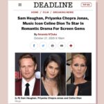 Priyanka Chopra Instagram – So excited to kick start this amazing movie with such incredible people! Jim Strouse, Sam Heughan, Celine Dion. It’s my honour.  
Let’s gooooo! 
 
@celinedion  
@samheughan  
#JimStrouse 
@sonypictures  
#ScreenGems