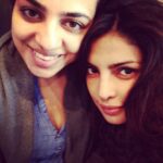 Priyanka Chopra Instagram – Sister act.. So nice that u missed ur flight @howsillyof me @chickyp85 needed ur hugs!