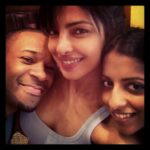 Priyanka Chopra Instagram – Rehearsing away!!! @richysquirrel n @paintypants8 !! Need a break!!!