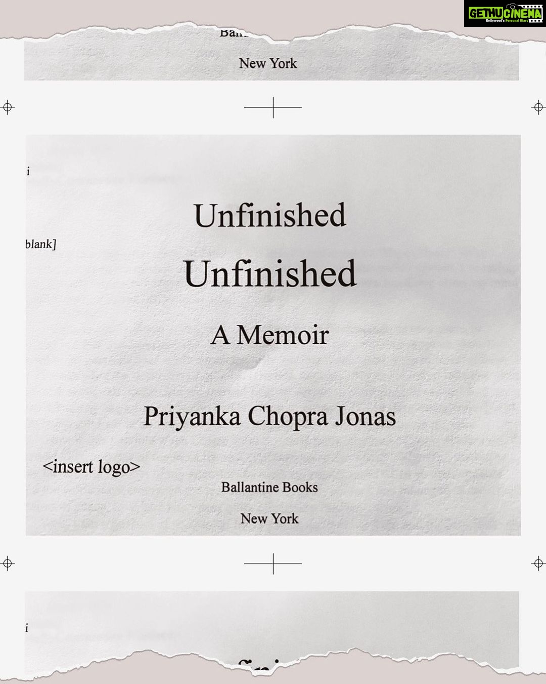 Priyanka Chopra Instagram - Finished. What an amazing feeling seeing these pages printed on paper for the first time! #Unfinished... coming soon! @penguinrandomhouse Los Angeles, California