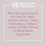 Priyanka Chopra Instagram - and right now we’re all searching for clarity. My friends at @WHO and @glblctzn graciously brought the doctors working on the front lines here to give us answers straight from the experts. Please take some time to watch my IG Live with Dr. Tedros (General-Director at W.H.O.) and Dr. Maria Van Kerkhove (Technical Lead for Covid-19) from @WHO, who answered some questions that so many of you sent in. Guys, let’s make it our duty to donate to @WHO and stand in solidarity to help flatten the curve (link is up in my bio 👆🏽) and please tag your friends and family below who are looking for answers and action steps 🙏 Thank you so much Dr. Tedros and Dr. Maria for taking the time, and thank you @glblctzn for everything you do. Everyone please be responsible, stay home and stay safe ❤️ #Covid19 #Coronavirus #WorldHealthOrganization