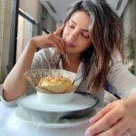 Priyanka Chopra Instagram - Cash in my dessert. Now that’s a first #daulatkichaat 😂 💰 #onlyinindia #delhistories #setlife #thewhitetiger 📸-@rajkummar_rao New Delhi, India