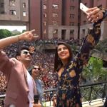 Priyanka Chopra Instagram - So overwhelmed by all the love #AmityNoida! Thank you all for coming out.. I can still hear your roar... so excited that you’re excited to watch our movie. Sending you all our love and see you at the theatres on Oct 11!! #TheSkyIsPink. Thank you दिल्ली! 💕 #delhi Delhi, India