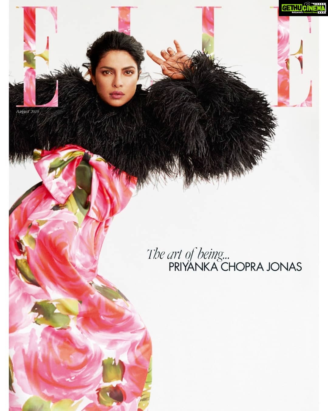 Priyanka Chopra Instagram - @elleuk, August 2019 Editor in Chief: @farrahstorr Photographer: @marcinkempski Stylist: @jennedykennedy Creative direction: @misterthomasjames Words: @lenadecasparis Glam: @sarahtannomakeup, @petergrayhair, @pattieyankee