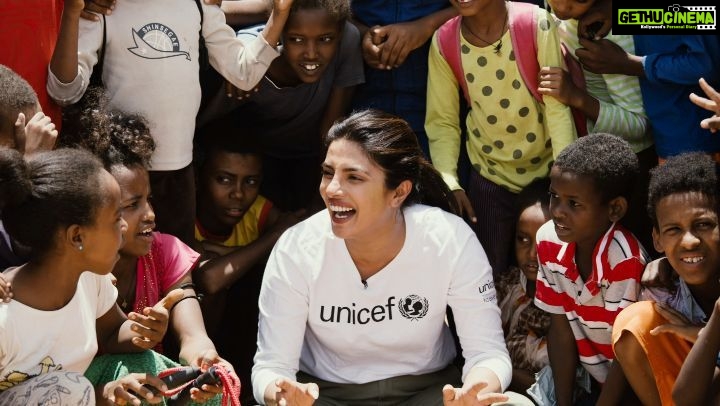 Priyanka Chopra Instagram - The truth is quite simple...the future of this world lies in the hands of the children of today. But the harsh reality is that there is an entire generation of innocent children growing up right now without any prospects for thier future...these children are affected by displacement due to serious conflict and emergencies in thier various regions. When families are forced to leave their homes due to violence, persecution, and natural disasters, they are torn apart and it's the children that end up suffering the most. The numbers are staggering, yes...but we have to continue to stand for them, in whatever capacity we can as individuals. They are the future and we need to help. Join me and @unicef by clicking the link in my bio to help keep refugee children safe. #AChildIsAChild #WorldRefugeeDay