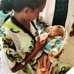 Priyanka Chopra Instagram - Awetash, 6 months, has been in the Stabilization Center since she was 2 months old - she weighed 2.2KG (4.4 Lbs.) Her mother, Alamauou, 28, delivered the baby prematurely due to her own malnutrition, and as a result, was unable to produce breast milk. Awetash’s eyes looking at me bore a hole in my mind. (Her leg, at 6 months old fits into my hand)The thought of any child in the world starving is truly against nature. But since she’s consistently being monitored and fed at the health center, she’s been making great progress and she’s eating highly nutritious therapeutic food to gain weight and energy. Selam Haile, 30, visits the Nutrition Screening Center at the Tselemti woreda refugee camp every week with her daughter Rahwat Afewerki, 10 months. When she started visiting the Center, Rahwat was 6 months and malnourished, but in the past 4 month her health and weight has improved significantly. These are just a few success stories of how these health and nutrition centers help children get the nourishment they need, so that they have the energy to learn, grow, and develop like other children their age. There is inadequate awareness within the community around nutrition, but @unicef and Community Health Workers like Senait Woldegebreil, a refugee who volunteers and goes door to door, are educating new mothers on the importance of nutrition, the signs of malnourishment and proper feeding practices. #achildisachild #childrenuprooted @unicefethiopia Tigray Region