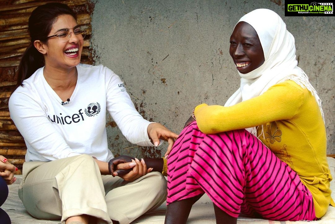 Priyanka Chopra Instagram - This is Hasina (15), she is a 7th grade student who loves to go to school. She used to live with her sister and her husband, and without her knowing, her sisters’ husband was arranging her marriage to one of his friends...she was 12 at the time. One day when the man visited her house to pester her parents to marry her, she escaped to a friends house and the next day went to one of the community-based child’s marriage prevention platforms (alone), which she had heard about at school. She asked herself, if She married now, would she ever go back to school again? Hasina loves learning and wasn’t willing to trade her education or freedom for anything.That gave her the courage to stand up for herself. The community, along with the authorities, stepped in and stopped the marriage. The man was charged. It’s important to understand that it takes an immense amount of courage to go against these cultural “norms” that have existed for centuries. Hasina is a very brave girl. It was so heartening to see the elders in the community learning from the examples these young girls are setting, standing up against child marriage and female genital mutilation/cutting. Education gave these girls that perspective. This community is an example of how change is possible. FEMALE RIGHTS ARE HUMAN RIGHTS. To make a difference and learn more about @Unicef’s efforts, visit UNICEF. Link in bio. Benishangul-Gumuz Region