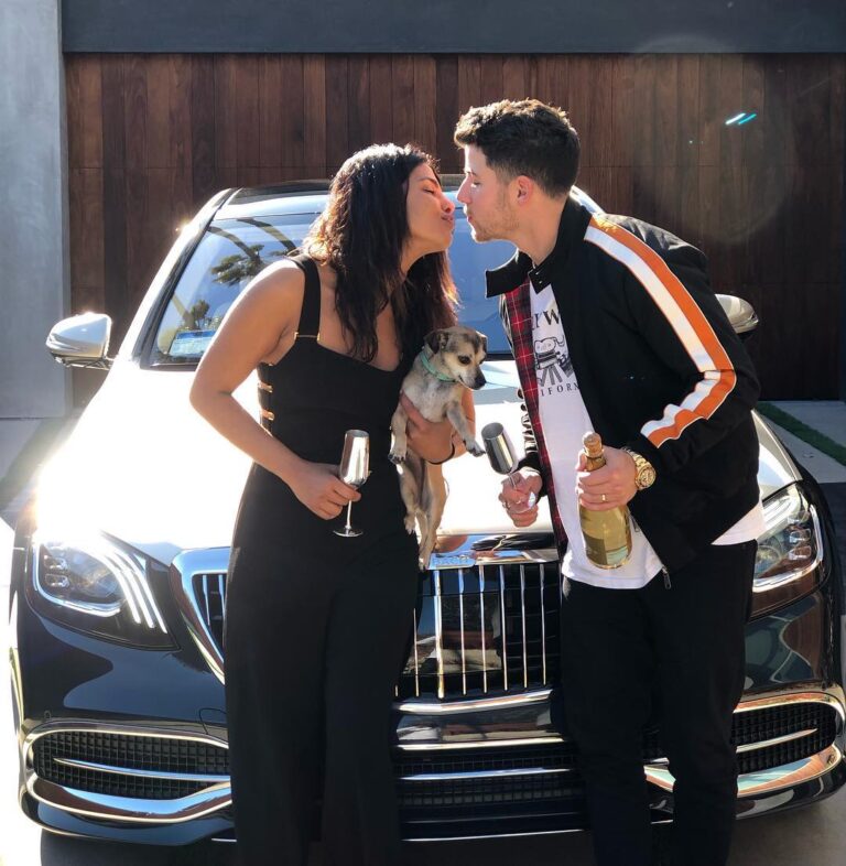 Priyanka Chopra Instagram - When the hubby goes number one.. the wifey gets a @maybach!! Introducing...Extra Chopra Jonas...haha...I love you baby!! Yaaay! Best husband ever...@nickjonas 😍❤️💋 Los Angeles, California