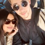 Priyanka Chopra Instagram - Best travel buddy ever..hello Delhi.. so good to be back.. ❤️🇮🇳💋 @nickjonas Delhi, India