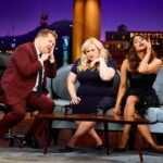 Priyanka Chopra Instagram – #portfolioshots @rebelwilson @j_corden @latelateshow The Late Late Show with James Corden