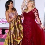 Priyanka Chopra Instagram – Happiness and love all around. So proud of you @rebelwilson it’s so amazing to see a woman in Hollywood literally make and star in a movie of her dreams. I wish you the best in your first production! You are such a delight and an inspiration to so many girls around the world! I wish #isntitromantic the best! @straussschulson you out did your self! @andybovine You made me laugh even on days nothing was funny…@liamhemsworth You are hysterical in the movie and were missed! But the beautiful  @mileycyrus represented you really well…feel better! @brandontakespictures and @bettygilpin you made this so much fun!! The team at New Line and Warner brothers …Gina, Gia, and Grant, and the crew…thank you for a great time! This is the date night movie you want to see with your loved ones! Get ready for love and laughter! #13thfeb 
@nickjonas I love you Los Angeles, California