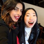 Priyanka Chopra Instagram – Doing K-town with @awkwafina 💥 the only way to do it!! Check out my stories to let us know what your rap name would be and be a part of my upcoming @youtube Originals special #justonething Koreatown, Los Angeles