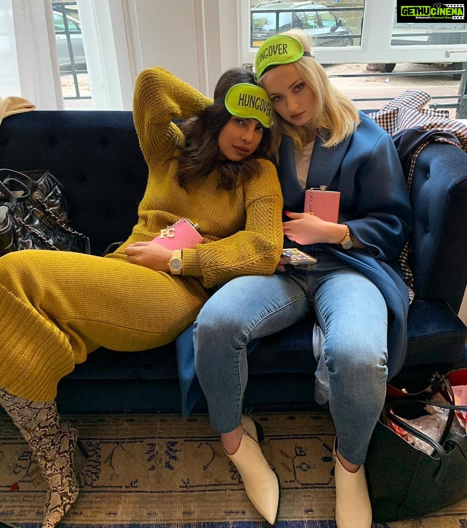 Priyanka Chopra Instagram - The morning after... #TheJSisters #Bachelorette @sophiet