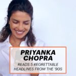 Priyanka Chopra Instagram - Headlines from the ‘90s...broken down...damn! @allure💄Directed by: @kelly.bales 💕