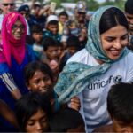 Priyanka Chopra Instagram - I’m in Cox’s Bazar, Bangladesh today for a field visit with UNICEF, to one of the largest refugee camps in the world. In the second half of 2017, the world saw horrific images of ethnic cleansing from the Rakhine State of Myanmar(Burma). This violence drove nearly 700,000 Rohingya across the border into Bangladesh - 60% are children! Many months later they are still highly vulnerable, living in overcrowded camps with no idea when or where they will ever belong...even worse, when they will get their next meal. AND...as they finally start to settle and feel a sense of safety, monsoon season looms...threatening to destroy all that they’ve built so far. This is an entire generation of children that have no future in sight. Through their smiles I could see the vacancy in their eyes. These children are at the forefront of this humanitarian crisis, and they desperately need our help. The world needs to care. We need to care. These kids are our future. Pls Lend your support at www.supportunicef.org #ChildrenUprooted @unicef @unicefbangladesh Credit: @briansokol @hhhtravels Cox's Bazar