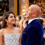 Priyanka Chopra Instagram – Here’s wishing a very happy birthday to one of the kindest people I know!! @therock Your heart is as huge as ur biceps 💪🏽!! Adore you and I wish u love laughter and happiness always! Love to the family! #throwback #oscars