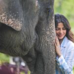 Priyanka Chopra Instagram - She felt tough at my touch, yet her eyes revealed a gentleness that cut through my defences. And...there we stood...two of god’s creations, stripped of all that was man made, and connecting on a deeper level. . Thank you Geeta...for your strength, your beauty, and your grace. #AwesomeAssam Jorhat, Assam, India