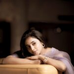 Priyanka Mohan Instagram - Lavender love. . . Stylist - @akhila.dasari_ @srijathagoud @they_call_me_keshu @aarhabykalpanapravalika Jewellery - @pretty.jewelbox