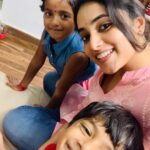 Priyanka Mohan Instagram - Babysitting these two ❤️ #advik #aaradhanask