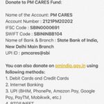 R. Madhavan Instagram – We ha e to stand together as a nation. Fighting and winning this war is of utmost importance for our nation and humanity. Time to show your compassion and commitment. You can donate to which ever organization or fund you feel comfortable .. not just the above . But DO your bit.