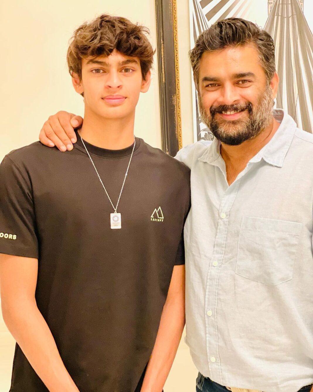 R. Madhavan Instagram - Thank you for beating me at almost everything I am good at and making me jealous yet, my heart swell with pride. I have to learn so much from you my boy. As you step into the threshold of manhood, I want to wish you a very happy 16th birthday and hope and pray that you’re able to make this world a better place than we are able to give to you. I’m a blessed father.❤️❤️❤️❤️❤️😘😘😘😘😘😘