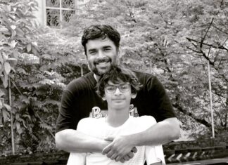 R. Madhavan Instagram - The boy turns into a teenager.. 🙏🙏Happy Birthday my Boy.😘😘