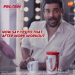 R. Madhavan Instagram – I don’t let my work get in the way of my desire to be better every day. Choose the #betterprotein to power your after-work workout. @HorlicksProteinPlus with the triple protein blend of whey, soy and casein supports my strength and gives me energy to be a better version of myself, every day. #BetterProtein for a #BetterYou.