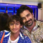 R. Madhavan Instagram - Awesome Father’s Day dinner.. good to be back with my boy. At my Fav restaurant in Mumbai .. #b_mumbai at Juhu.. the BEST food. B, Juhu