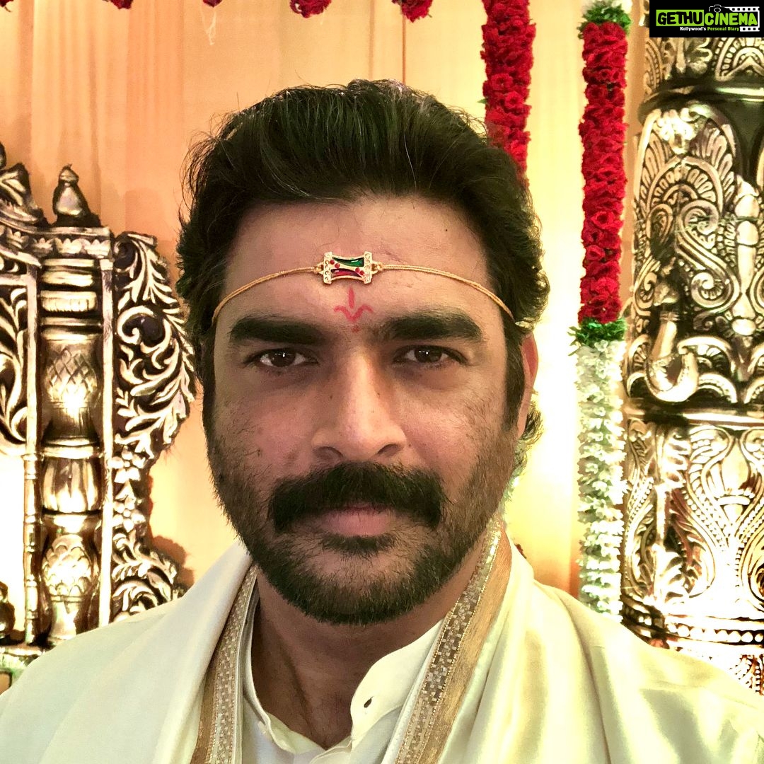 R. Madhavan Instagram - It’s a Film Wrap for me on @Savyasachi and what a fantastic time I had. Many a film wrap I have seen but none like this .. thank you so much for the Love @mythriofficial and Chandu Mondeti and the entire unit. I wait with bated breath for the next time .Wish you more Blockbusters like #rangasthalam ..God Bless