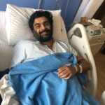 R. Madhavan Instagram - Shoulder surgery done... fighter back on track... cannot feel my right arm ha ha ha...
