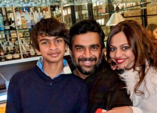 R. Madhavan Instagram - “WISH YOU ALL A VERY VERY HAPPY NEW YEAR AND A SPECTACULAR AND SUCCESSFUL 2018.”From the Madhavans