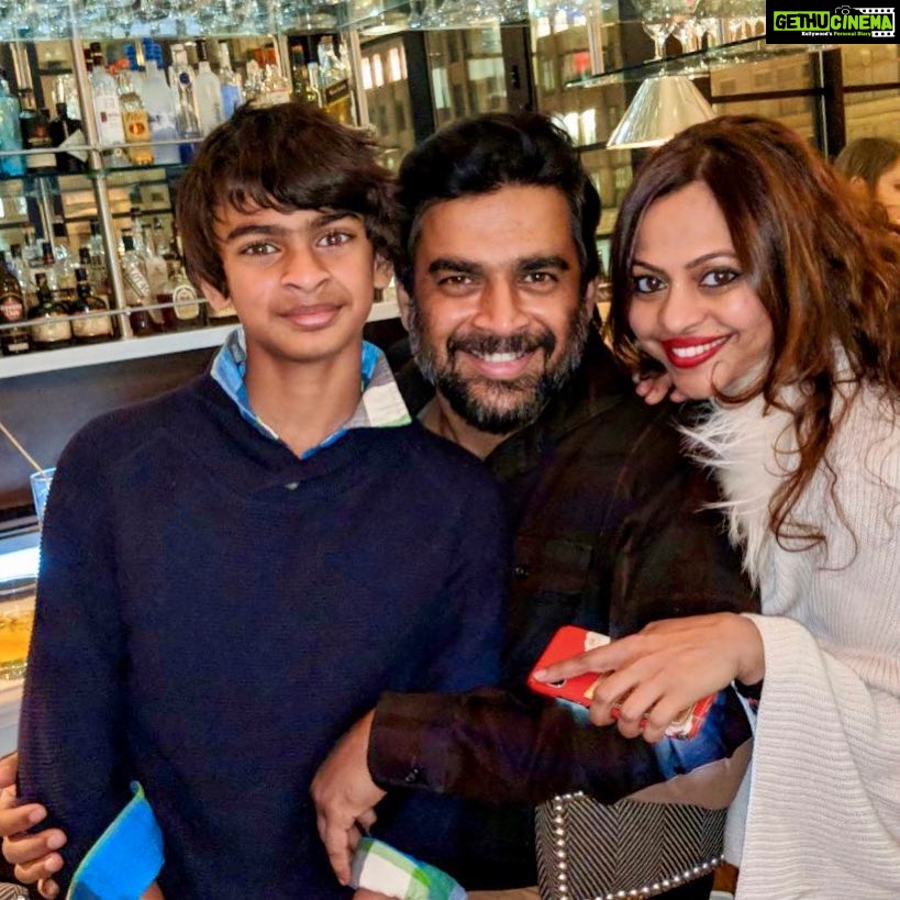 R. Madhavan Instagram - “WISH YOU ALL A VERY VERY HAPPY NEW YEAR AND A SPECTACULAR AND SUCCESSFUL 2018.”From the Madhavans