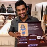 R. Madhavan Instagram - This caricature captures my hunger mood perfectly - I'm a complete TENSION-PARTY when I get hungry. Thank you @Snickers.india for making Vedaant and me feel complete.