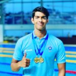 R. Madhavan Instagram - AND NOW @srihari33 MAKES US PROUD YET AGAIN.. 🇮🇳🇮🇳🇮🇳QUALIFIES FOR THE 2021 Olympics with a brilliant A cut in 100 back . What a story for him.Elated and my chest fills with pride looking at this boy.2 A cuts is swimming for the very first time for India. #SFI 🙏🙏👍👍🇮🇳🇮🇳🇮🇳