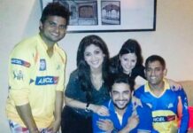R. Madhavan Instagram - ‪ @mahi7781 ..@sureshraina3 .....Bro you always were super CLASSY, STYLISH AND HUMBLE. I have always admired you demure and grit. Aur अलविदा कहने का आपका अंदाज़ दिल छू gaya और आंसू भी ले आए। what an appropriate song you chose ....I smiled and had tears at the same time. God bless you both with the very best in the next phase of your life my bro.. This year has forced us to take a lot on our chin but this was one tough blow .. cricket will never be the same again for me ..🙏🙏🙏❤️❤️❤️❤️‬