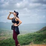 Raai Laxmi Instagram - #trekkinglife 💪💪💪 Tikona Fort