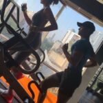 Raai Laxmi Instagram – BLA BLA BLA.. this is what ur trainer hears when u say u can’t do something. 🤦‍♀️ @ritesh.shaiwal u know how to push me 💪 #fitgoals 🏃🏽‍♀️