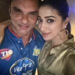 Raai Laxmi Instagram – Congratulations Sohail for the win 💐 #mumbaiheroes