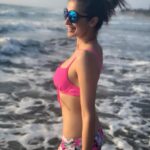 Raai Laxmi Instagram – Happiness comes in waves 🌊 🤩