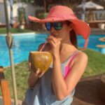 Raai Laxmi Instagram - One drink I love that keeps me energized all day🥥🌴 #stayhealthy #coconutwater #beachgirl #healthydrink #naturelove 💖❤️