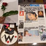 Raai Laxmi Instagram - Ur little gesture of warmth created ripples of love within.. thank you @w_goa for making me feel special. Happy Valentines to all ❤️🌹😘