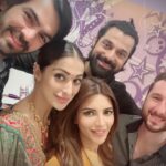 Raai Laxmi Instagram - A night with laughter and joy !!! #diwalinight thank u my besties for an awesome night @rohan_gandotra @shamasikander @karanvgrover @veerygoodman @jamesmilliron @hibanawab @mrigankppandey u missed to take a pic with us 😀@divasana @mihir_grover @happy_yoga_rider @vanyaa27 💖