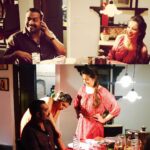 Raai Laxmi Instagram – Happy bday to the most amazing , human ,director and show stealer performer  @anuragkashyap10 All I could find is these pics 😀😂realised we haven’t clicked any after that 😂wishing u all the success and a year full of joy and happiness my dear lots of love cheers 🍻