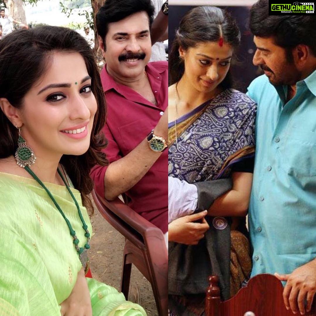 Raai Laxmi Instagram - Happy bday to the most adorable , handsome, ever green ,humble , versatile actor ,person and a co star I have known for ages #Mammuka #mammotty #legend #superstar ! thanks for being my guiding force always β€οΈπ ur a Gem ! hereβs wishing u another year of grand success lots of Love &Respect ππ #god bless π#happybirthdaymammookka