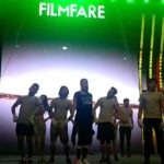 Raai Laxmi Instagram - Coming soon... #Repost @filmfare ・・・ Naughty and nice @iamraailaxmi at the rehearsals of the 65th #JioFilmfareAwards (South).